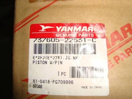 YANMAR 6MAL PISTON ASSY@NEW